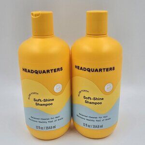 Headquarters Soft-Shine Shampoo 12 Fl Oz - Lot of 2